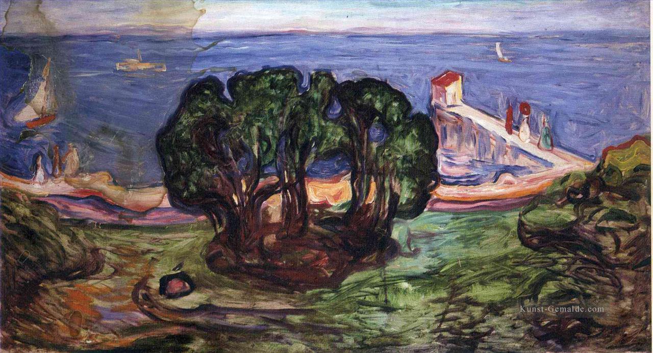 Bäume am Ufer 1904 Edvard Munch Ölgemälde